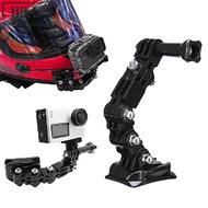 【B&S Dec】 Motorcycle Camera Holder Set Adjustable Helmet Chin Mount For Hero 3/4/5/6/7/8 （sg）