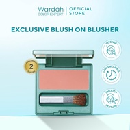 Wardah Exclusive Blush On Blusher - Intense Pigmentation, Longwearing, Smooth Silky Texture with Nat
