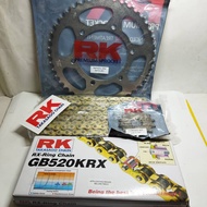 RK SET FOR YAMAHA R25 WITH 14T-(43T-46T) AND 520KLO/520KLO 2/GB520-120L(X-RING)