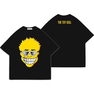 Punk Rock Black Adult Unisex Cotton Combed 24s Toy Doll Band Music Clothes