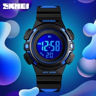 SKMEI Children Fashion Watch Boy Girl Sports Digital Watch Week Display Stop Watch Back Light Alarm 