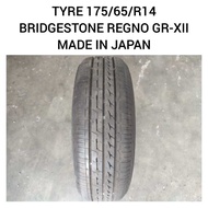 🇯🇵🇯🇵  Tyre 175/65/R14 Bridgestone Regno GR-XII Tyre / Tayar / Tire