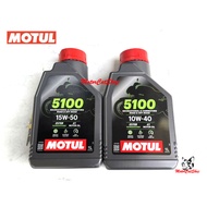 Motul 5100 Engine Oil 100% Original Made In Vietnam (10W40 15W50) Free Oil Filter Yamaha