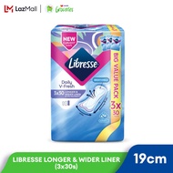 Libresse Longer &amp; Wider Slim Panty Liner (3x30s)