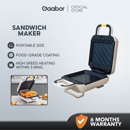 Gaabor Portable Sandwich Maker Multifunctional Breakfast Machine and Toaster