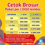 PRINT FLYER, BROCHURE, PACKAGE A6, A5, A4, A3