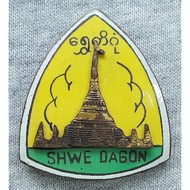 Brooch SHWE DAGON Pagoda Yangon Myanmar