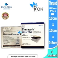 Therasorb silver Plus - 10cmx10cmx0,5cm - with silver content to prevent infections in wet wounds