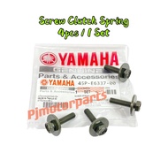 Y15/Y15ZR/LC135/Y125Z ZR (4pc/1 Set) Clutch Spring Screw Skrew Klac Housing Mangkuk Boss Skru (Size 