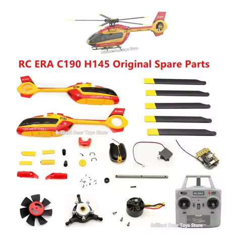 RC ERA C190 H145 RC Helicopter Parts Spare Parts Accessories Body Shell Main Blade Motor Gear Servo 