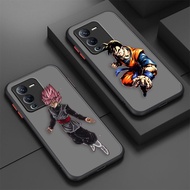 Matte Phone Case Skin Feeling Japanese Anime Dragon Ball For Vivo S1 S5 S6 S9 S9E T1 Z1 Z6 V11I V5 V23E V20SE X21UD X70 X60 PRO PLUS 5G Y91 Y93 Y91C IQOO5 IQOO7 IQOO NEO3  NEO5