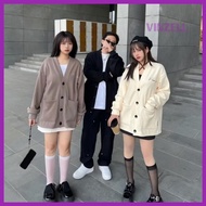 UNGU Cardigan Sweater BIG Size (S - 6XL) Simple Club Korean Ulzzang Fashion Oversize ML XL XXL 3XL 4