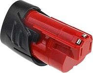 PRUVA Battery Compatible with Mil wau kee M12 DE-0C, M12 DE-201C, M12 GG, M12 GG-0, M12 GG-401B, M12