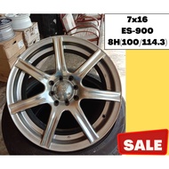 Sport Rim Car 7x16 ES-900 8H(100/114.3) Wheel 1set Silver