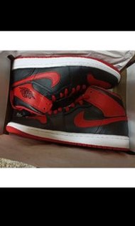 Nike jordan 1 mid bred 黑紅  DQ 8426-060 us 9.0 27cm