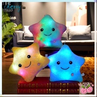 CHERRY LED Star Doll Toy, Soft LED Electronic Star Plush Toy, Home Decoration Baby Kid Toys Star Sof