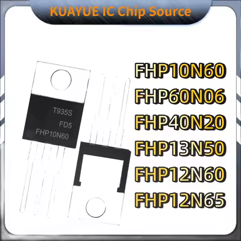 10PCS FHP10N60 FHP60N06 FHP40N20 FHP13N50 FHP12N60 FHP12N65 TO-220 Fast Shipping In Stock