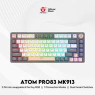 Fantech ATOM PRO SERIES Wireless Keyboard Mechanical Gaming Hotswap 5 Pin ATOM PRO 63 83 96