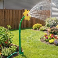 Crazy Daisy Sprinkler 360 Rotating Dancing Flower Water Sprinkler Adjustable Lawn Sprinkler Garden Y