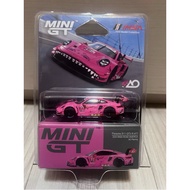 MINI GT Porsche 911 GT3 R 77 AO Racing 2024 (Red) - Card