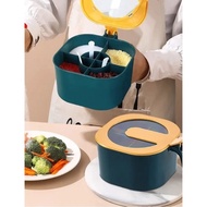 Kitchen spice container set, kitchen spice container, tight spice divider GSF-2408 4 in 1 spice cont