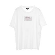 【二手】香奈兒 Monte Carlo C63125 白色純棉女T卹，二手 B