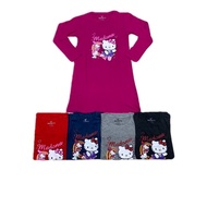 Size 2/17 years t Shirt Labuh Lengan Panjang Kanak-Kanak Perempuan Dress baju Hello Kitty