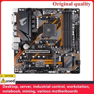 For B450M AORUS ELITE Motherboards Socket AM4 DDR4 128GB For AMD B450 Desktop Mainboard M,2 NVME USB