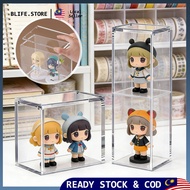Model display with stackable acrylic figurine box, ETB Pokémon game card storage box
