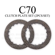 HONDA C70 CLUTCH PLATE SET 0 KULIT KLAS KLAC C-70 C 70 BULAT HONDA