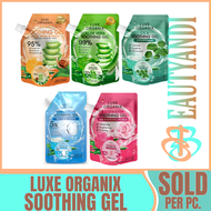 LUXE ORGANIX  Soothing Gel ( Cica, Aloe Vera, Aloe vera & Snail, Rosewater, hyaluron) for Face and B