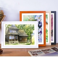 Photo Frame Wooden 17cm 20cm Photo Frame Table Hang Wall 23cm 27cm 33cm a416 Open Puzzle Frame