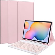 Compatible with Samsung Galaxy Tab S6 Lite 10.4" 2024 Keyboard Case, Tablet Cover Case with Wireless