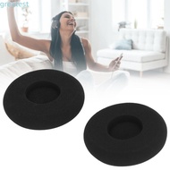 GREATMY 2PCS Earpad Cover, 80mm Soft Sponge Headphone Ear Cushion, Durable Comfortable Black Replace