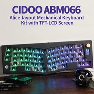 CIDOO ABM066 Barebones Kit Alice-layout VIA-programmable Hot Swappable Bluetooth/2.4Ghz/ Type-C Conn