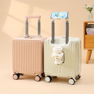 Beg Tangan Spring Airlines Beg Perjalanan Pelajar Beg Perjalanan Bagasi Kecil 14-inci Beg Berguling 