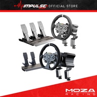 Moza R3 Racing Wheel and Pedals Bundle RS053 / Moza R5 Bundle 2 Pedal Racing Wheel RS20
