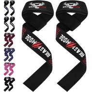 Weight Lifting Straps for Strength Training, Deadlifts, Women’s, Men’s, Padded, Cotton, Wrist Suppor