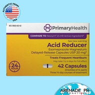 Primary Health Acid Reducer Esomeprazole Magnesium 20mg Delayed Release  42 Capsules