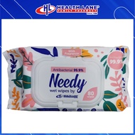 Needy Wet Wipes 99.9% Antibacterial PINK Fragrance (80's)