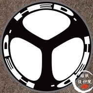 Suitable for HED Road Bicycle Hub Sticker Road Wheel Set Carbon Blade Ring Waterproof Reflective Sti