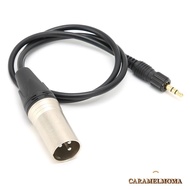 CARAMELOMA 3.5mm to 3pin XLR Cable, 60cm / 2.0ft 1/8inch TRS Male to 3pin XLR Male Balanced Audio Ca