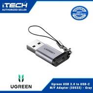 Ugreen USB 3.0 to USB-C M/F Adapter (50533) - Gray
