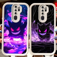H102 Pokemon Gengar White Casing for OPPO Reno 2Z A83 A5 A9 A37 F11 2F A39 2020 Pro