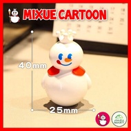 Mixue Cartoon Toy (1pc) Random Design Blind Box Little Snowman Mini Merchandise Mainan Mixue