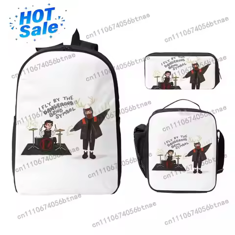 Twenty One Pilots (7) Backpack Student Boys Girls BookBag School Bag Computer Shoulder Bags 3ps Insu