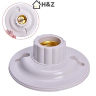 H&Z E27 LED Light Bulb Holder Round Socket E27 Base Lamp Socket Screw Base