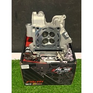 ALM RACING Y15/LC135 SUPER HEAD CNC PORTING FULL SET WITH VALVE/ROCKER ARM 20/23MM 21/24MM 22/25MM H