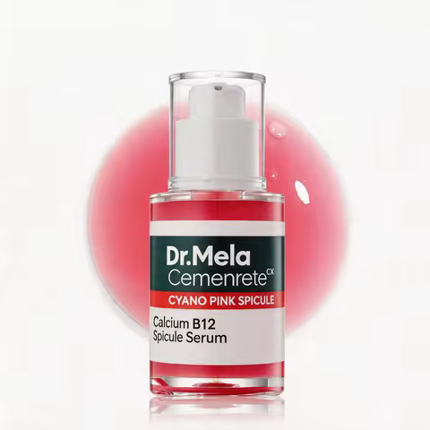 Cyano Pink Spicule Serum with Vitamin B12, Liquid Microneedle Pore Refining Face Essence, Niacinamid