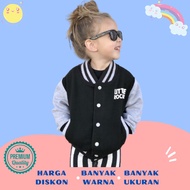 Varsity Baseball Jackets Boys Girls Bomber Models Boys Girls Unisex Twin School Kindergarten Middle School High School Age 1 2 3 4 5 6 7 8 9 10 11 12 13 14 15 16 Years Th Month Thick Material Smooth Soft Soft Long Sleeve Imported Korean Style Cute Cool